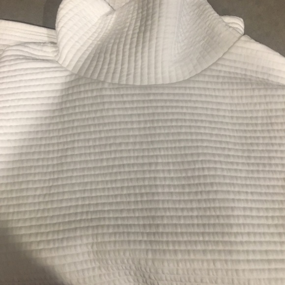 Sequin pants and white sweater outfit. - Picture 1 of 3